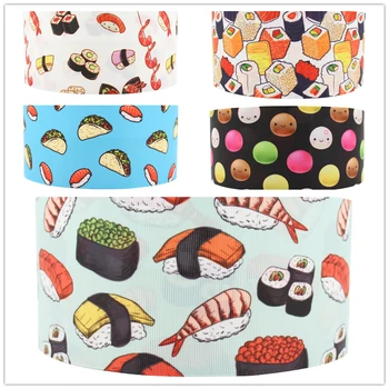 Q&N ribbon Sushi cartoon Grosgrain/FOE Ribbons Making Hair Bows Wedding Decorative Gift Box Wrapping DIY Crafts
Q&N ribbon Sushi cartoon Grosgrain/FOE Ribbons Making Hair Bows Wedding Decorative Gift Box Wrapping DIY Crafts