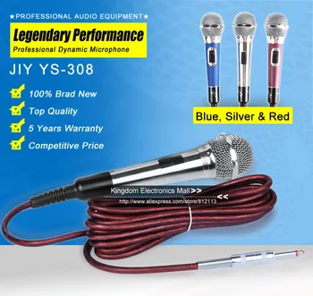 Silver Blue Red Professional Dynamic Wired Handheld Microphone Microfone Mike Mic With 5M Cable For Karaoke KTV Conference Stage
Silver Blue Red Professional Dynamic Wired Handheld Microphone Microfone Mike Mic With 5M Cable For Karaoke KTV Conference Stage