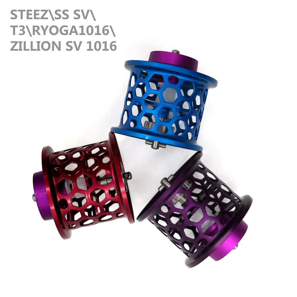 1Pieces DIY Reel Spool for DAIWA Steez ss sv/ T3 / RYOGA1016 / Zillion SV TW Line Spool HONEYCOMB Baitcasting Fishing Reel Spool
1Pieces DIY Reel Spool for DAIWA Steez ss sv/ T3 / RYOGA1016 / Zillion SV TW Line Spool HONEYCOMB Baitcasting Fishing Reel Spool