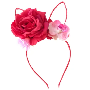 New Baby Bohemian Flower Cat Ears Headbands Handmade DIY Birthday Party Hair Bands Girls Performance Hair Accessories
New Baby Bohemian Flower Cat Ears Headbands Handmade DIY Birthday Party Hair Bands Girls Performance Hair Accessories