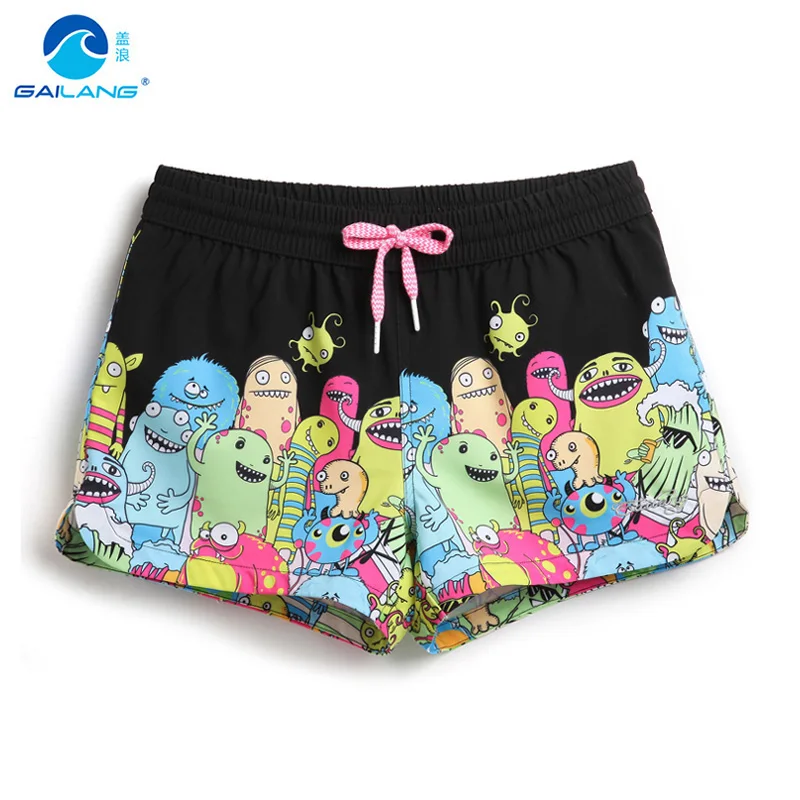 Gailang women's board shorts swimming trunks sweat swimsuit beach surf cartoon patterns woman boardshort pockets sexy swimwear
Gailang women's board shorts swimming trunks sweat swimsuit beach surf cartoon patterns woman boardshort pockets sexy swimwear