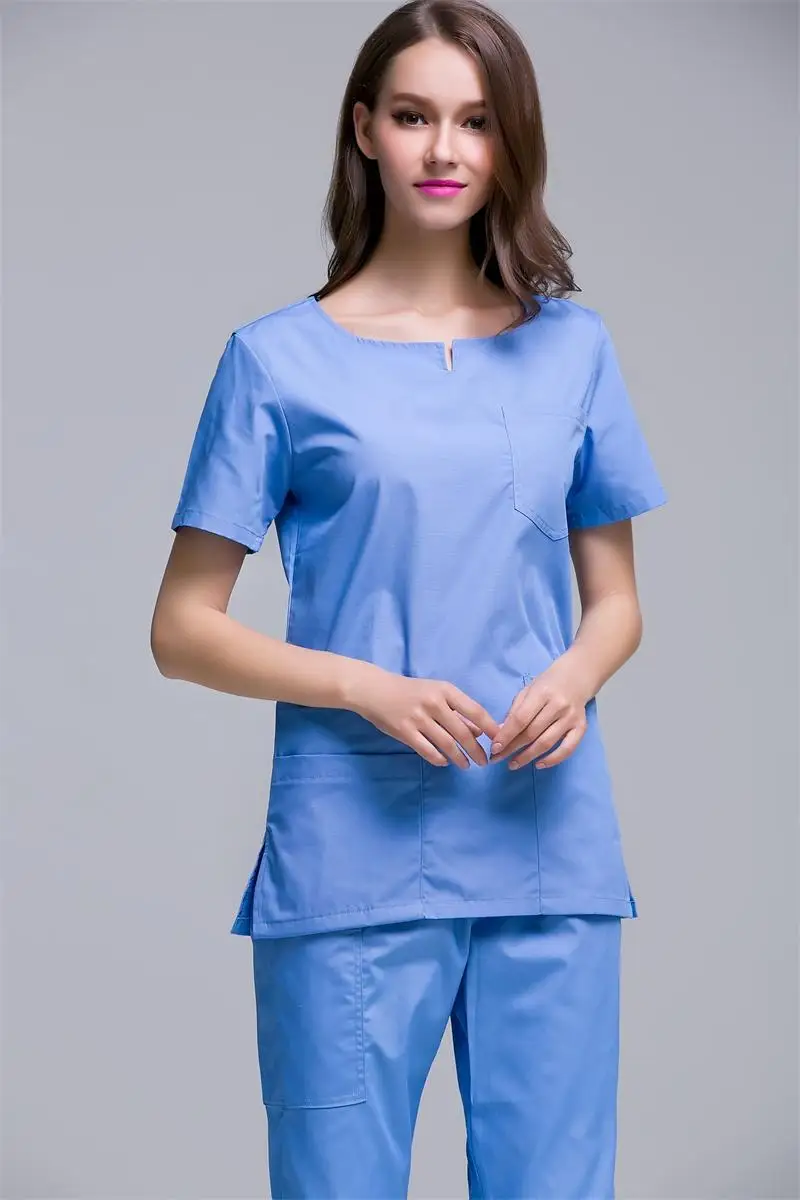 2017 Hospital Uniform Women's Short Sleeve Round Neck Hospital Surgical Or Medical Scrub Uniforms Set Beauty Spa Working Clothes
2017 Hospital Uniform Women's Short Sleeve Round Neck Hospital Surgical Or Medical Scrub Uniforms Set Beauty Spa Working Clothes