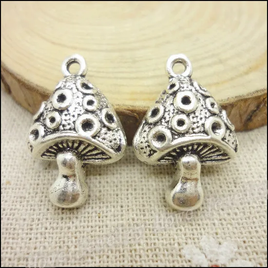 12 pcs Charms Mushroom Pendant Tibetan silver Zinc Alloy Fit Bracelet Necklace DIY Metal Jewelry Findings
12 pcs Charms Mushroom Pendant Tibetan silver Zinc Alloy Fit Bracelet Necklace DIY Metal Jewelry Findings