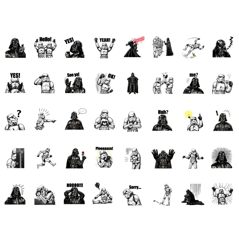 40pcs/set Star War Darth Vader Soldiers Cosas Kawaii Precut Stickers Scrapbooking Stationery Washi Tape Set School Supplies
40pcs/set Star War Darth Vader Soldiers Cosas Kawaii Precut Stickers Scrapbooking Stationery Washi Tape Set School Supplies