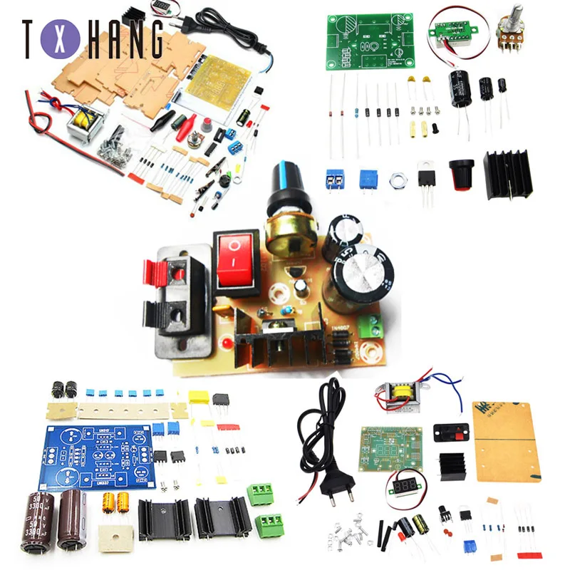 LM317 Adjustable Power Supply Board With Rectified AC DC Input DIY Kit DIY Kit Integrated Circuits
LM317 Adjustable Power Supply Board With Rectified AC DC Input DIY Kit DIY Kit Integrated Circuits