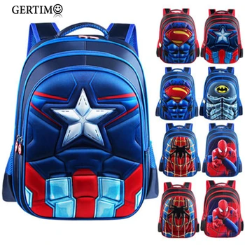 Superman Captain America Children 3D Anime Portfolio kids Boys/Girls Backpack School Bags Satchel;spiderman mochila 
Superman Captain America Children 3D Anime Portfolio kids Boys/Girls Backpack School Bags Satchel;spiderman mochila