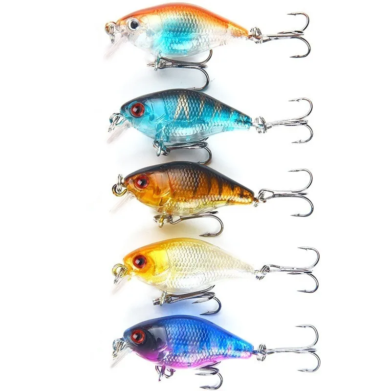 5 pcs Minnow Fishing Lures 4cm 4.6g Artificial Hard Bait Bass Wobblers Crankbait Carp Fishing Tackle
5 pcs Minnow Fishing Lures 4cm 4.6g Artificial Hard Bait Bass Wobblers Crankbait Carp Fishing Tackle