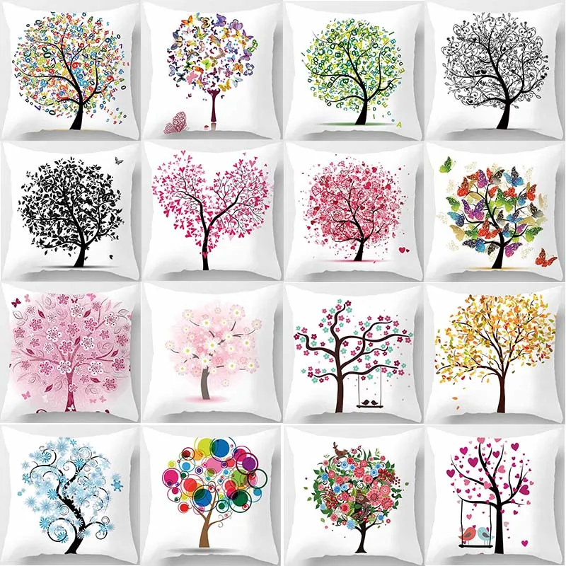 Hot sale creative trees pattern pillow case men women girls ladies square pillow cases throw pillow cover 45*45cm
Hot sale creative trees pattern pillow case men women girls ladies square pillow cases throw pillow cover 45*45cm