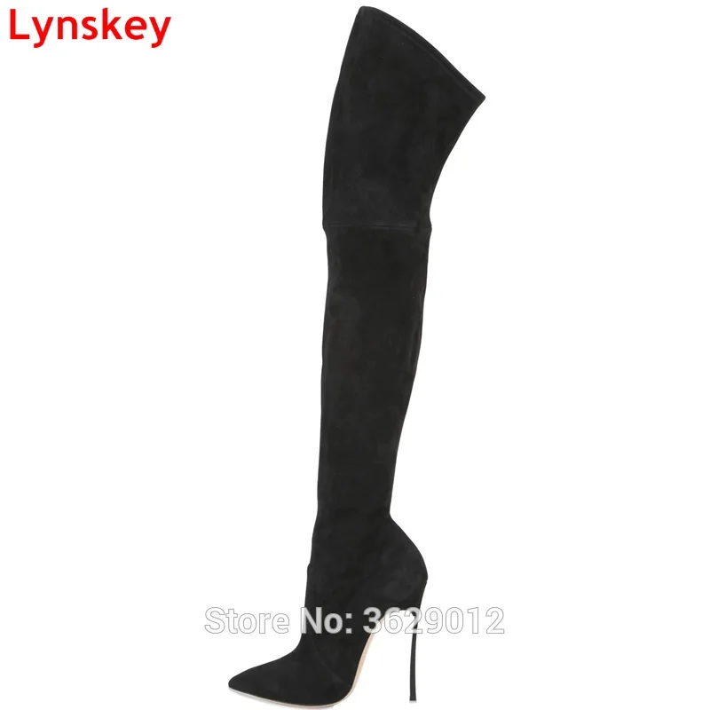 Sexy Over The Knee Boots Autumn Woman Thigh High Boots Pointed Toe Black Fashion High Heel Shoes
Sexy Over The Knee Boots Autumn Woman Thigh High Boots Pointed Toe Black Fashion High Heel Shoes