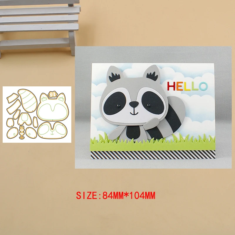 Raccoon body die set Metal Cutting Dies Craft Album Dies Scrapbooking New 2019 Dies Cut Embossing Stencils Paper Cards Making
Raccoon body die set Metal Cutting Dies Craft Album Dies Scrapbooking New 2019 Dies Cut Embossing Stencils Paper Cards Making