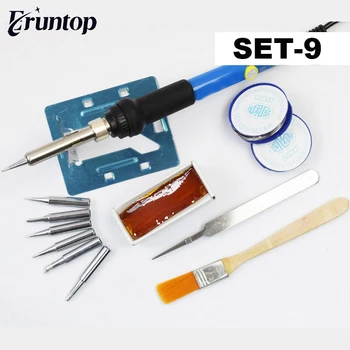 Adjustable 60W Temperature Electric Soldering Iron Welding Solder Rework Station Heat Pencil 6pcs Tips Repair Tool
Adjustable 60W Temperature Electric Soldering Iron Welding Solder Rework Station Heat Pencil 6pcs Tips Repair Tool
