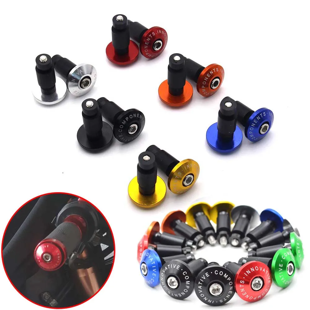 

Motorcycle Handlebar Grip End Plug Cap For Yamaha Suzuki Kawasaki 125 150 250 350 450 530 7/8" 22mm For KTM SX EXC Honda CR CRF