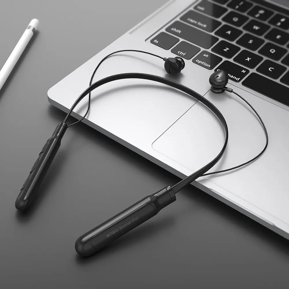 WIWU Sport Earphone Active Cancelling Noise Wireless Bluetooth Earbuds Waterproof Headset Build in TF Card Bluetooth Earphones
WIWU Sport Earphone Active Cancelling Noise Wireless Bluetooth Earbuds Waterproof Headset Build in TF Card Bluetooth Earphones