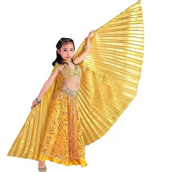 Children Dance Performance Props Belly Dance Accessories Egyptian Gold Wings Non-split Gold/Silver Isis Wings No Sticks
Children Dance Performance Props Belly Dance Accessories Egyptian Gold Wings Non-split Gold/Silver Isis Wings No Sticks