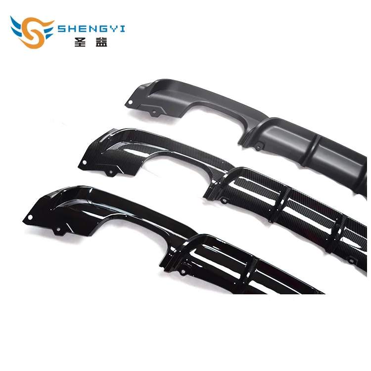 Three style PP car bumper diffuser--carbon look, gloss black and matte black fit for BMW 13-19 3 series M sport F30 F35 320
Three style PP car bumper diffuser--carbon look, gloss black and matte black fit for BMW 13-19 3 series M sport F30 F35 320