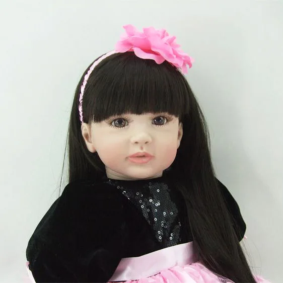 60cm Silicone Vinyl Reborn Girl Baby Doll Toys