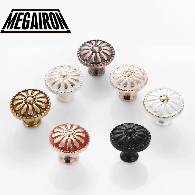 MEGAIRON European Drawer Handles Kitchen Cupboard Handles Circular Cabinet Knobs Zinc Alloy Wardrobe Pulls Dresser Handles
MEGAIRON European Drawer Handles Kitchen Cupboard Handles Circular Cabinet Knobs Zinc Alloy Wardrobe Pulls Dresser Handles