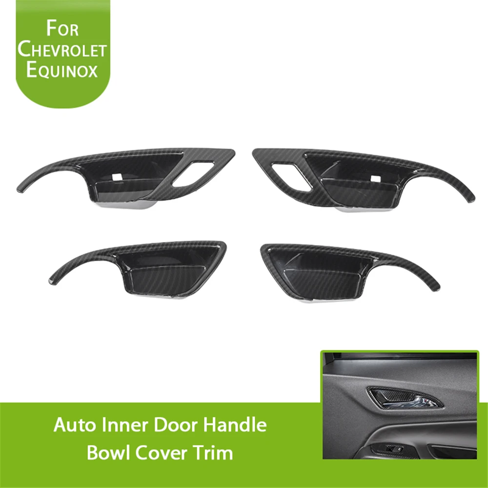 Silver Wood Glossy Carbon Fiber Grain Auto Inner Door Handle Bowl Cover Trim 4PCS for Chevrolet Equinox Accessories 2017 2018
Silver Wood Glossy Carbon Fiber Grain Auto Inner Door Handle Bowl Cover Trim 4PCS for Chevrolet Equinox Accessories 2017 2018