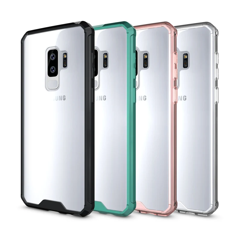 Luxury Shockproof Phone Case for Samsung S9Plus S9 S8Plus Case Armour Silicon+Acrylic Anti-Scratch Case for Samsung S8 Plus
Luxury Shockproof Phone Case for Samsung S9Plus S9 S8Plus Case Armour Silicon+Acrylic Anti-Scratch Case for Samsung S8 Plus