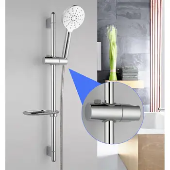 ABS Chrome Shower Rail Head Slider Holder Adjustable Bracket Shower Head Holder Slider Bathroom Accessories
ABS Chrome Shower Rail Head Slider Holder Adjustable Bracket Shower Head Holder Slider Bathroom Accessories