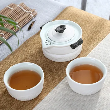 Exquisite tea set Snow glaze snow-shape enamel pottery portable teacup Tea Sets Travel Tea Set Ceramic teacups Teapot Quik Cup
Exquisite tea set Snow glaze snow-shape enamel pottery portable teacup Tea Sets Travel Tea Set Ceramic teacups Teapot Quik Cup