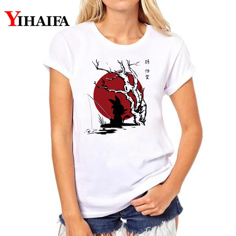 Women T-shirt Casual 3D Print Funny Fish Goku Dragon Ball Z T Shirt Short Sleeve White T-shirts Graphic Tee Summer Tops
Women T-shirt Casual 3D Print Funny Fish Goku Dragon Ball Z T Shirt Short Sleeve White T-shirts Graphic Tee Summer Tops
