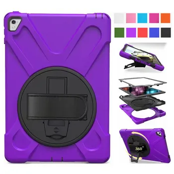 For iPad Pro 9.7 inch 2016 Case, Shockproof Heavy Duty Armor Capa Fundas with 360 Rotation Kickstand Leather Hand Strap Kids
For iPad Pro 9.7 inch 2016 Case, Shockproof Heavy Duty Armor Capa Fundas with 360 Rotation Kickstand Leather Hand Strap Kids
