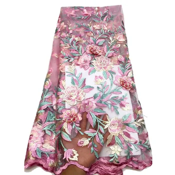Latest Floral African Lace Fabric High Quality Nigerian Lace Fabric 2019 Cord Tulle French Laces Fabrics With Stones
Latest Floral African Lace Fabric High Quality Nigerian Lace Fabric 2019 Cord Tulle French Laces Fabrics With Stones