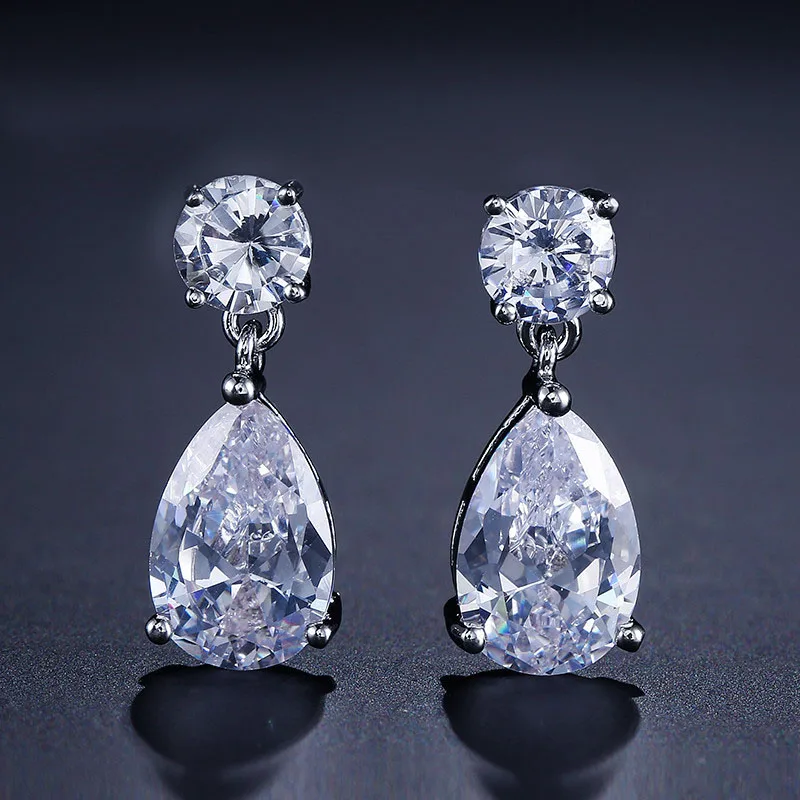 2019 Classic Water Drop Earrings For Women Teardrop Bridal Earrings With Top Quality CZ Zirconia Jewelry Gift
2019 Classic Water Drop Earrings For Women Teardrop Bridal Earrings With Top Quality CZ Zirconia Jewelry Gift