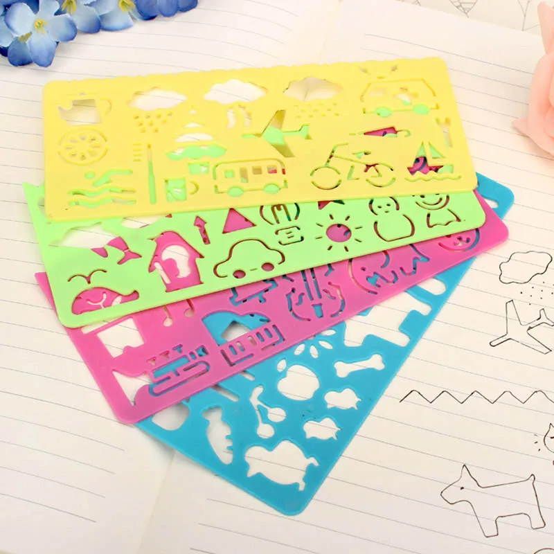 New 4 Pcs/Set Spirograph Geometric Ruler Learning Animal Drafting Tools Stationery for Students Kids Drawing Toys Stencil Tool E
New 4 Pcs/Set Spirograph Geometric Ruler Learning Animal Drafting Tools Stationery for Students Kids Drawing Toys Stencil Tool E