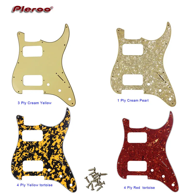 Pleroo Custom Guitar Parts - For 72' 11 Screw Hole Standard St HH Humbuckers Pickups Guitar pickguard Scratch Plate
Pleroo Custom Guitar Parts - For 72' 11 Screw Hole Standard St HH Humbuckers Pickups Guitar pickguard Scratch Plate