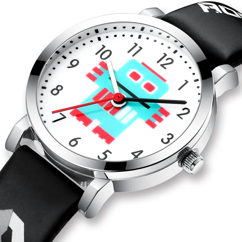 KDM Girl Watch Kid Watches Waterproof Genuine Leather Straps Sport Cartoon Robot Children Watches Cute Wristwatch Clock
KDM Girl Watch Kid Watches Waterproof Genuine Leather Straps Sport Cartoon Robot Children Watches Cute Wristwatch Clock