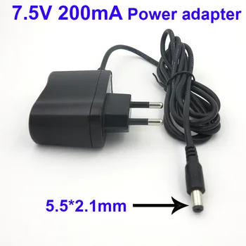 VORED High quality DC 7.5V 200mA Charger Switch Power Supply Adapter EU/US/AU/UK Plug 5.5x 2.1mm for Incubator Free Shipping
VORED High quality DC 7.5V 200mA Charger Switch Power Supply Adapter EU/US/AU/UK Plug 5.5x 2.1mm for Incubator Free Shipping