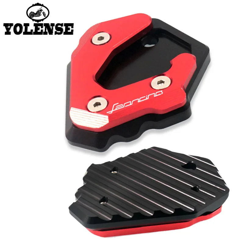 Motorcycle CNC Aluminum Kickstand Foot Side Stand Extension Support Plate Pad For Benelli Leoncino 500 Leoncino500 BJ500 BJ 500
Motorcycle CNC Aluminum Kickstand Foot Side Stand Extension Support Plate Pad For Benelli Leoncino 500 Leoncino500 BJ500 BJ 500