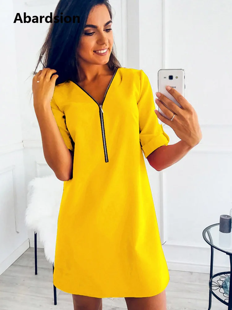 Abardsion Summer Dress Plus Size Dresses For Women 4xl 5xl 6xl 2019 Long Sleeve V Neck Zipper Solid Black Loose Casual Dress
Abardsion Summer Dress Plus Size Dresses For Women 4xl 5xl 6xl 2019 Long Sleeve V Neck Zipper Solid Black Loose Casual Dress