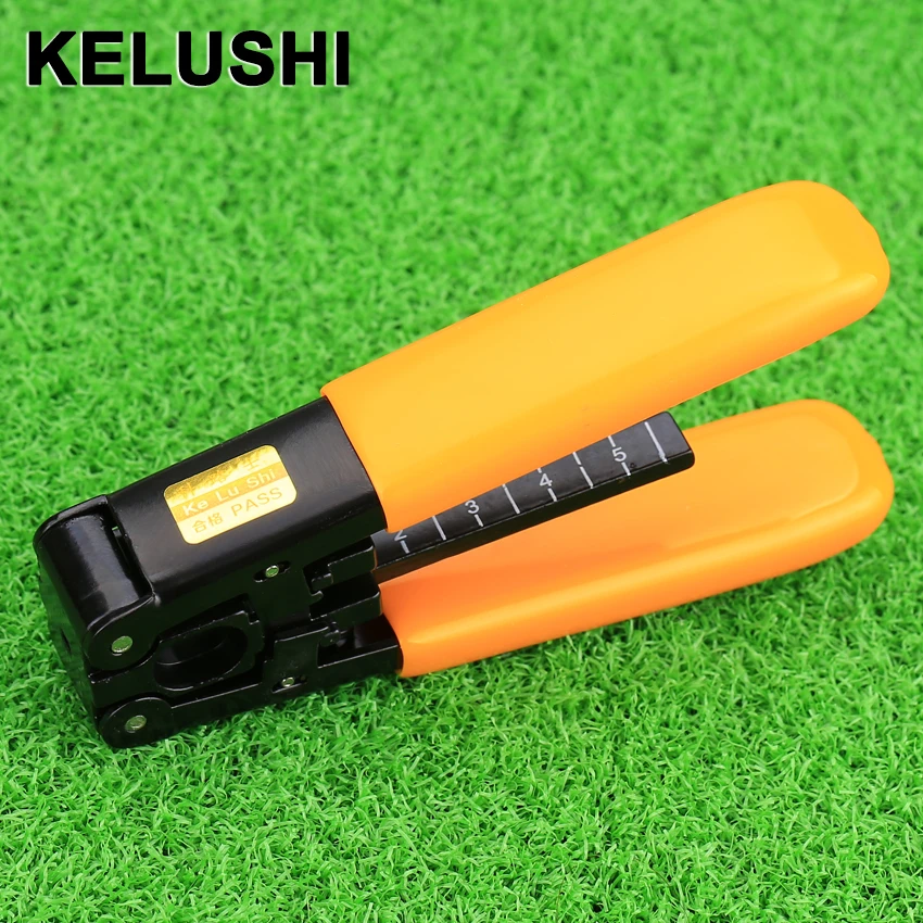 KELUSHI Orange FTTH Cable Striping Plier Pixian Fiber Optic Stripping Tool Fiber Optic Stripper
KELUSHI Orange FTTH Cable Striping Plier Pixian Fiber Optic Stripping Tool Fiber Optic Stripper
