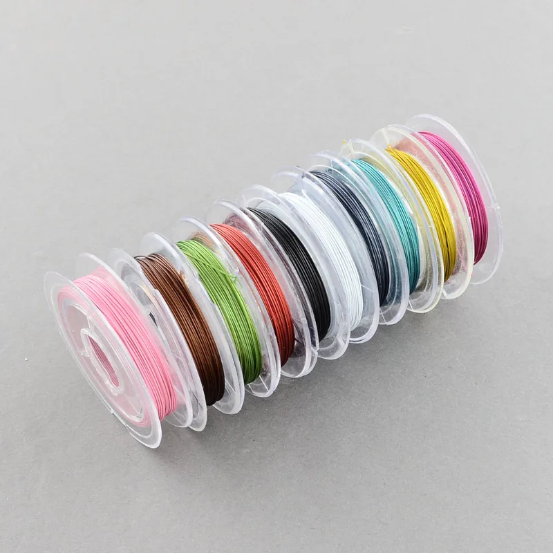 10m/roll 0.38mm 0.45mm Tiger Tail Wire Nylon-coated Steel Beading Wire DIY Bracelet Necklace Jewelry Making Mixed Color 10 rolls
10m/roll 0.38mm 0.45mm Tiger Tail Wire Nylon-coated Steel Beading Wire DIY Bracelet Necklace Jewelry Making Mixed Color 10 rolls