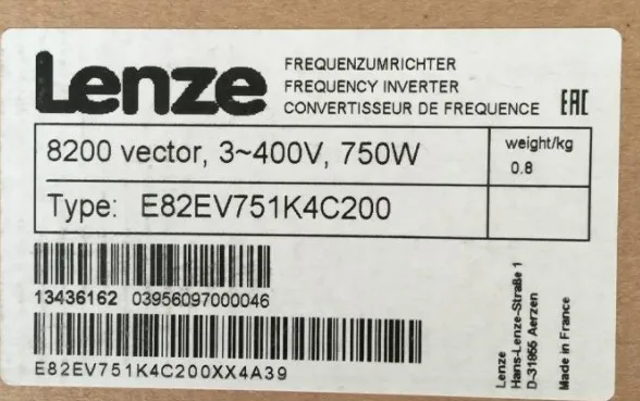 Новый и оригинальный инвертор 380v E82EV751K4C200 E82EV751-4C200 | Инструменты