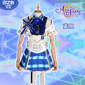 2018 New LoveLive Japan Anime All stars School idol festival Dress 10th Anniversary Cheerleaders Blue Halloween Women Dress
2018 New LoveLive Japan Anime All stars School idol festival Dress 10th Anniversary Cheerleaders Blue Halloween Women Dress