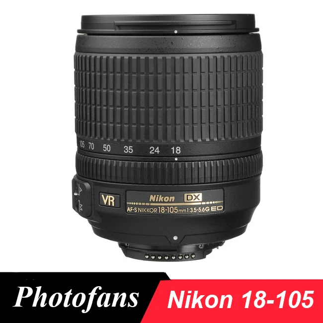 Объективы Nikon 18 105mm f/3 5 6G ED VR линзы для D3200 D3300 D3400 D5200 D5300 D5500 D90 D7100 D7200 D500|nikkor lenses|lenses for