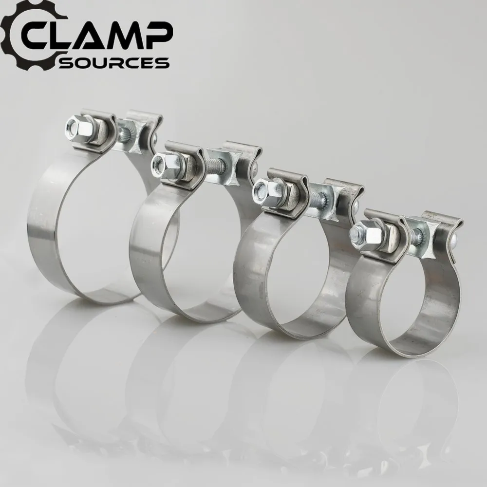 2" 2.5" 3" 3.5" Lap Button Joint Exhaust Band Clamp 2 3 Inch Car Motocycle Exhaust Sleeve 304 Stainless Steel Muffler Clamp
2" 2.5" 3" 3.5" Lap Button Joint Exhaust Band Clamp 2 3 Inch Car Motocycle Exhaust Sleeve 304 Stainless Steel Muffler Clamp