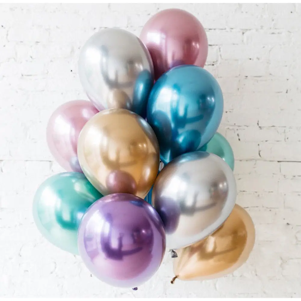 10pcs Metallic Latex Balloon Bouquet Pearly Metal Chrome Ballons Babyshower Wedding Birthday Party Decoration Kids Toy Globos
10pcs Metallic Latex Balloon Bouquet Pearly Metal Chrome Ballons Babyshower Wedding Birthday Party Decoration Kids Toy Globos