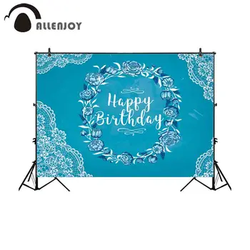 Allenjoy backdrop fotografia photography blue floral frame birthday white pattern girl lace border photo background photocall
Allenjoy backdrop fotografia photography blue floral frame birthday white pattern girl lace border photo background photocall