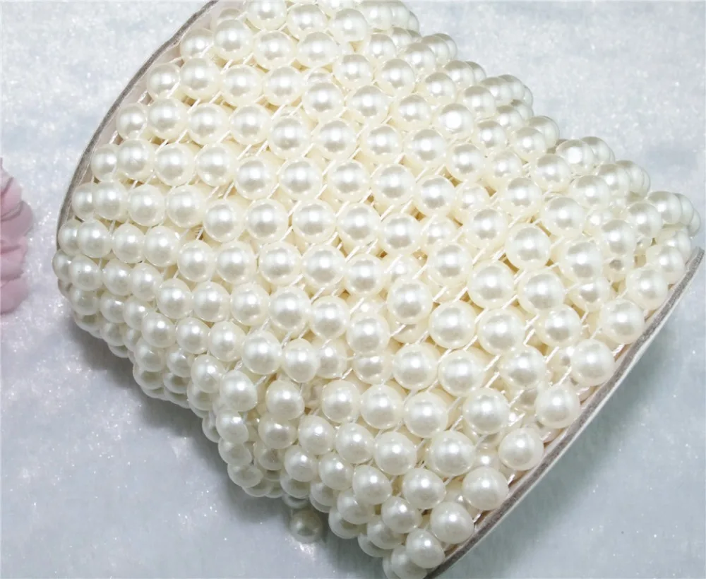 10y Rhinestone Sewing Trim Flat Back Plastic ABS Pearl Beads String Bead 8mm Ivory Crystal Chain For Wedding Dress LZ34
10y Rhinestone Sewing Trim Flat Back Plastic ABS Pearl Beads String Bead 8mm Ivory Crystal Chain For Wedding Dress LZ34