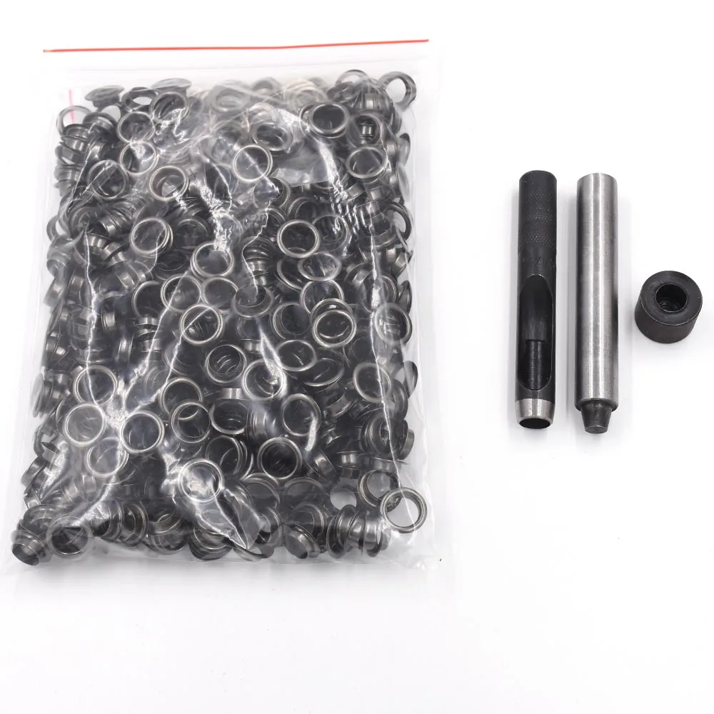 1000 sets of metal eyelets and installation tools Rivets Metal hole Eyelet tool Buttons DIY Tablecloth hole Shower curtain hole
1000 sets of metal eyelets and installation tools Rivets Metal hole Eyelet tool Buttons DIY Tablecloth hole Shower curtain hole
