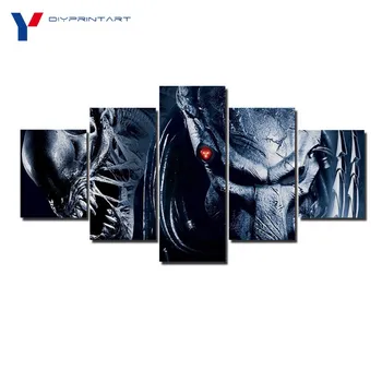 Aliens vs Predator 5 Pcs/set Wall Art Canvas Movie Poster Modular Picture for Kids Room A0301
Aliens vs Predator 5 Pcs/set Wall Art Canvas Movie Poster Modular Picture for Kids Room A0301