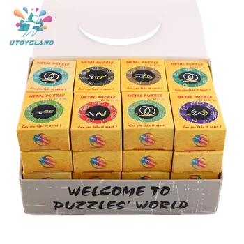 UTOYSLAND 32Pcs/set Wire Puzzles Brain Teaser Educational Toys Set With Graphic Specification Toys For Children
UTOYSLAND 32Pcs/set Wire Puzzles Brain Teaser Educational Toys Set With Graphic Specification Toys For Children