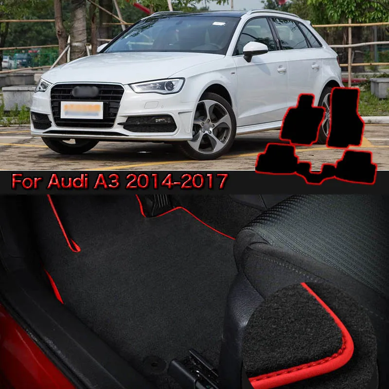 Savanini High Quality Soft Nylon Custom Made Non Slip Heavy Duty Floor Carpet Mat Rugs For Audi A3 2014-2017 | Автомобили и