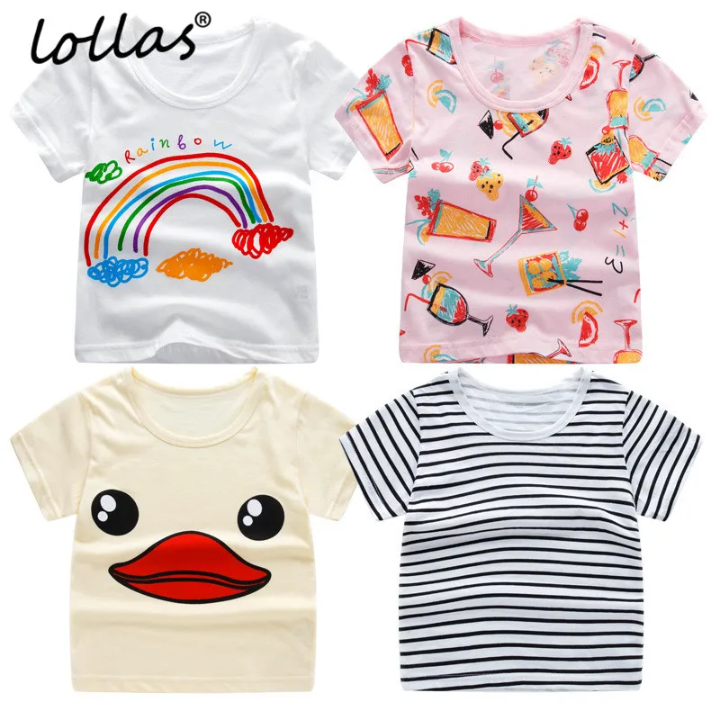 Lollas 2018 Summer New Baby Girl Boy T-shirt Girls Boys Tee Shirts For Children Short Sleeve T shirt Cotton Kids Clothes
Lollas 2018 Summer New Baby Girl Boy T-shirt Girls Boys Tee Shirts For Children Short Sleeve T shirt Cotton Kids Clothes