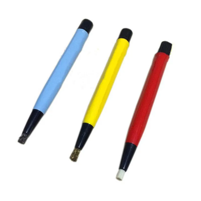 3PCS Fiberglass Brass Steel Scratch Brush Clean Pen Rust Dirt Remover Watch Tool
3PCS Fiberglass Brass Steel Scratch Brush Clean Pen Rust Dirt Remover Watch Tool